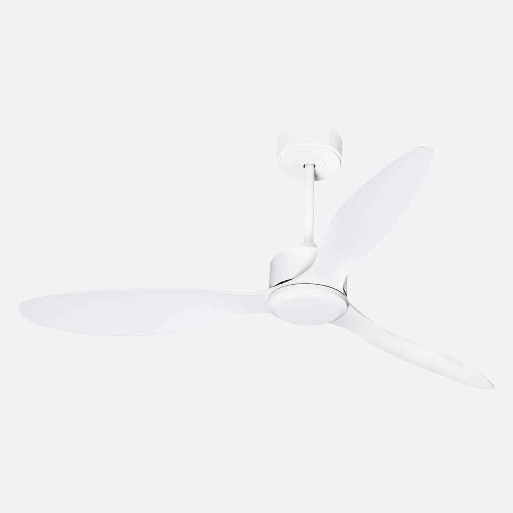 Adana White 132cm Ceiling Fan Without Light