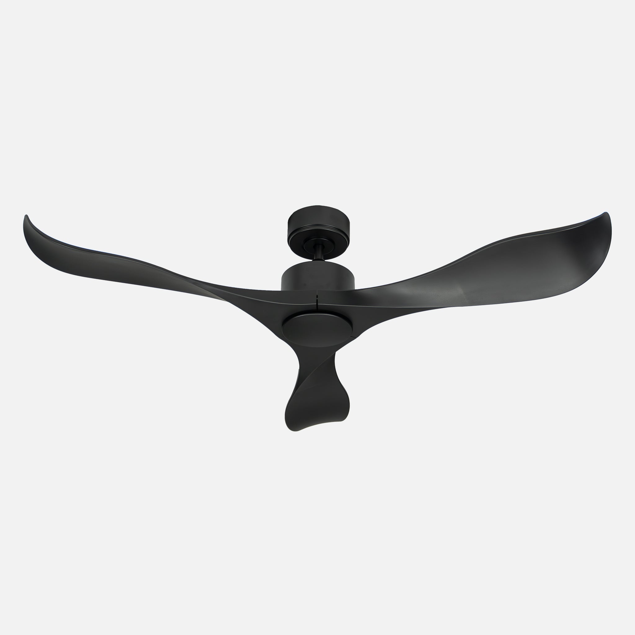 Sherwood Gray Motorized Cream-Colored Blade Unlit Remote Controlled 132cm Ceiling Fan