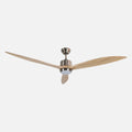 Daisy Grey Motorized Cream-Colored Winged Illuminated Remote Control 165cm Ceiling Fan