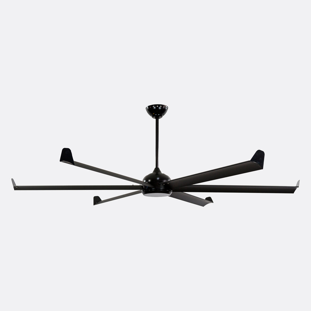 Istanbul Black Unlit Remote Control 235cm Ceiling Fan
