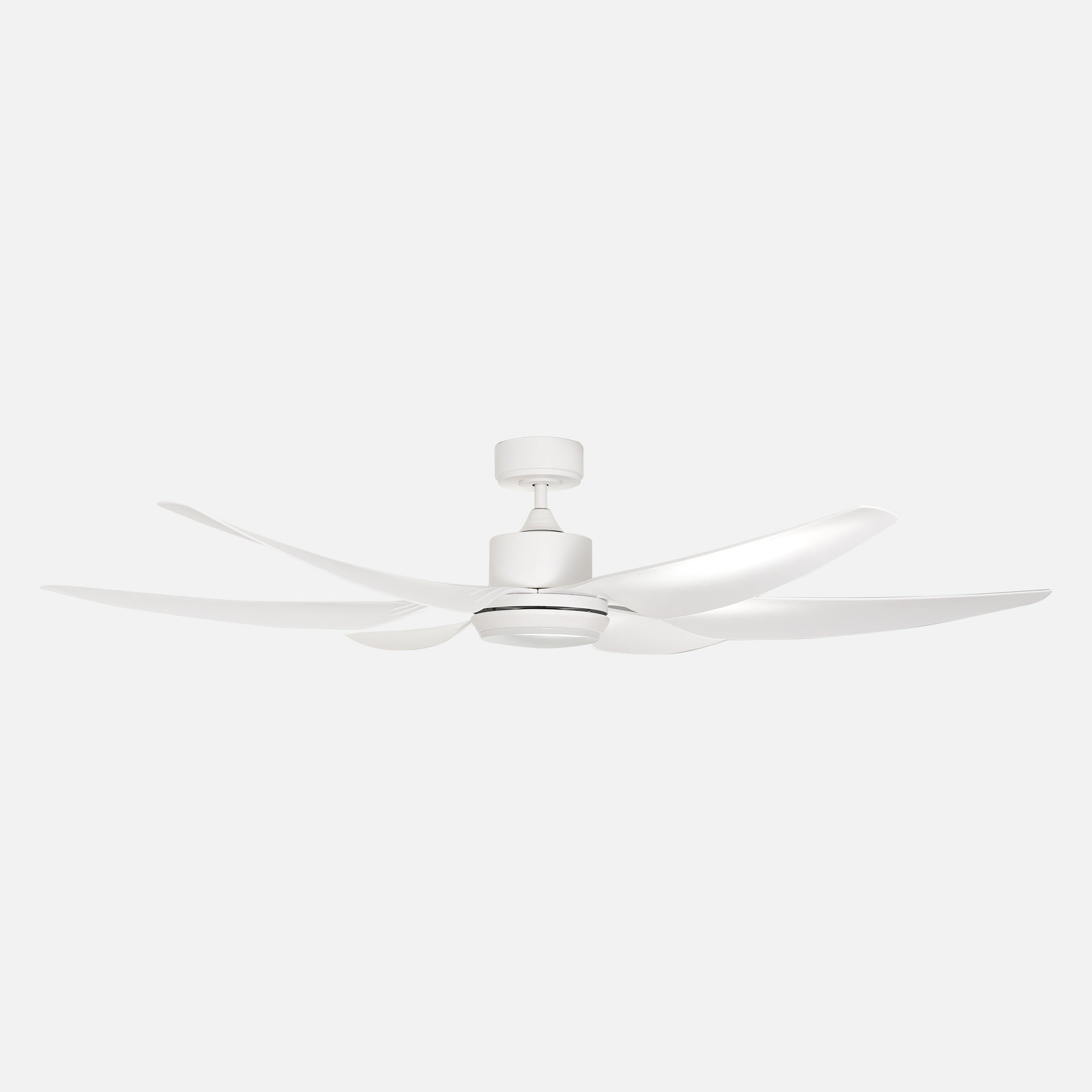 Ürgüp White Illuminated Remote Controlled 168cm Ceiling Fan