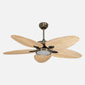 Galata White Motor Cream Colored Winged V2 Illuminated Remote Controlled 132cm Ceiling Fan