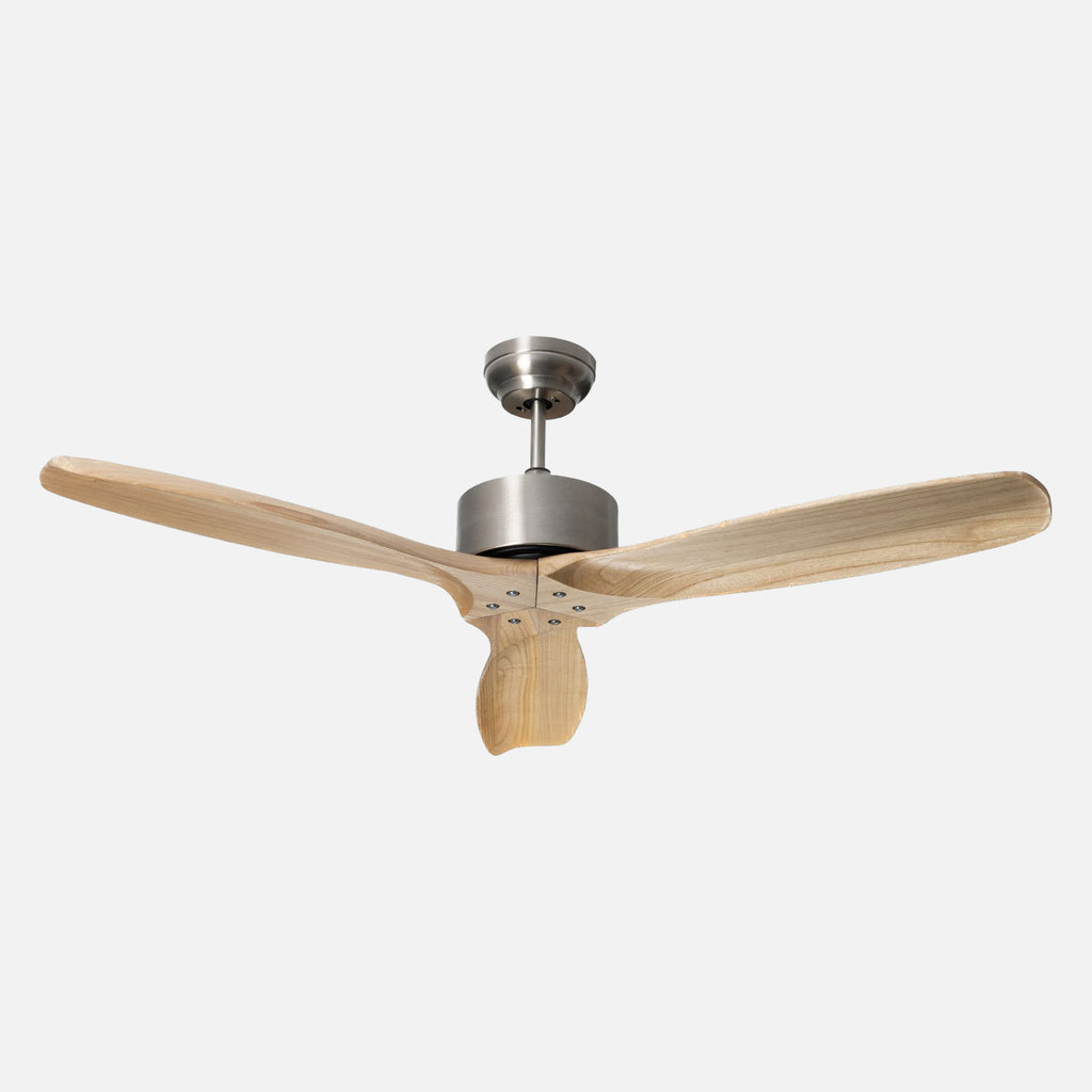 Hardwood Gri Motorlu Kremrengi Kanatlı Aydınlatmasız Uzaktan Kumandalı 132cm Tavan Vantilatörü