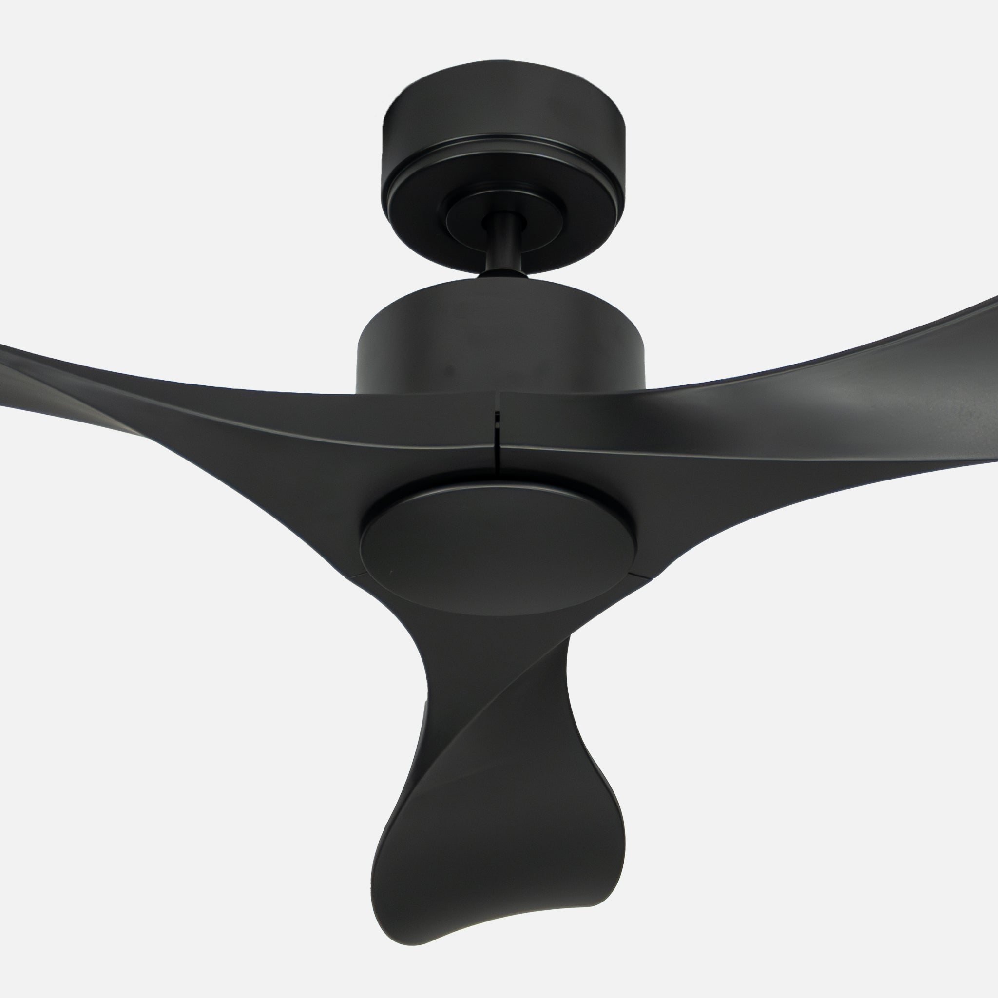 Sherwood Gray Motorized Cream-Colored Blade Unlit Remote Controlled 132cm Ceiling Fan