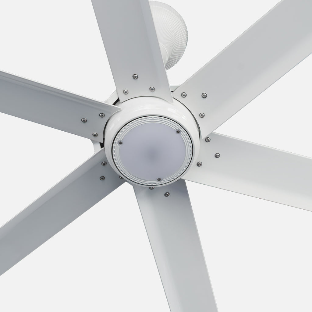 Max 100-inch Ceiling Fan with Remote Control - No Light