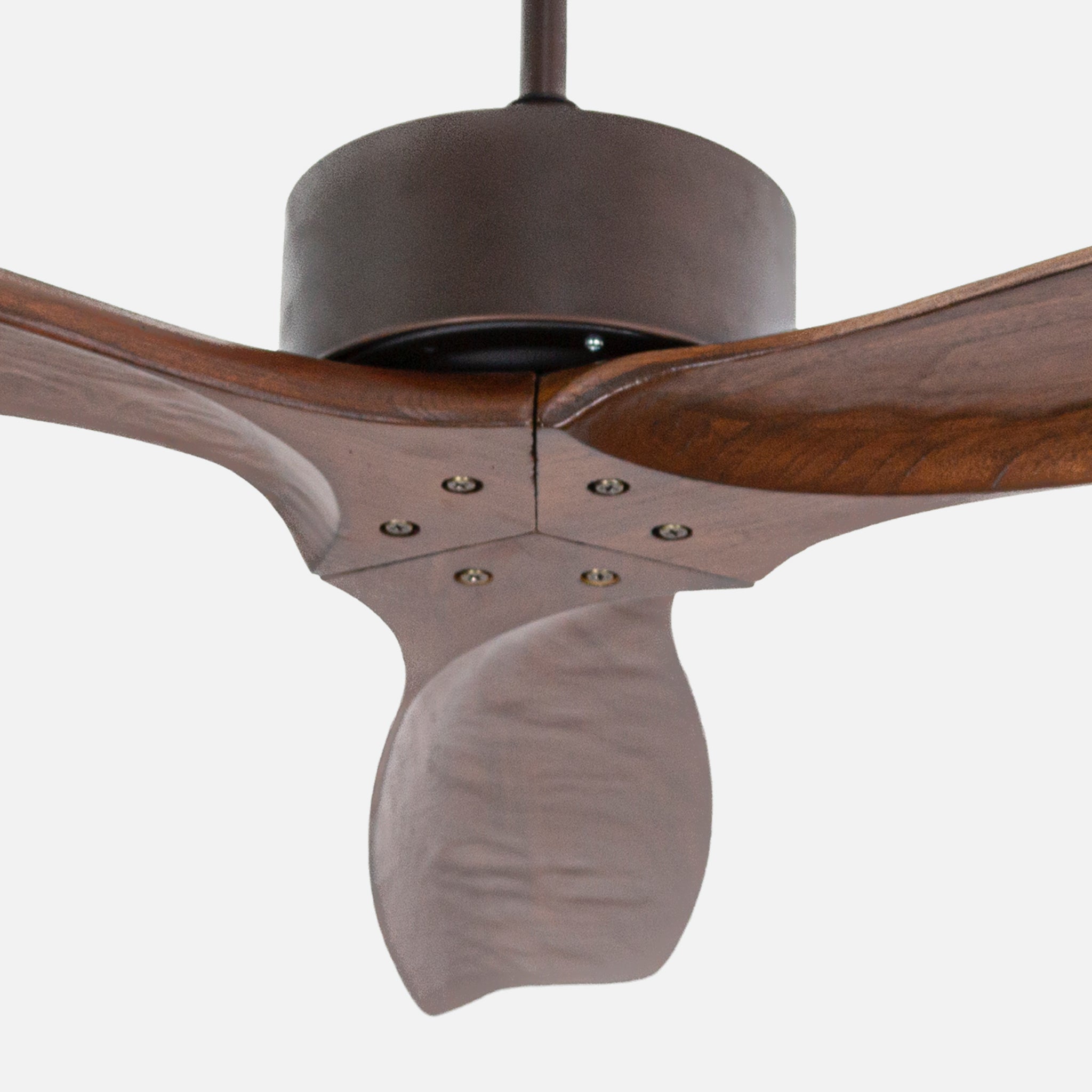 Hardwood Kahverengi Aydınlatmasız Duvar Kumandalı 132cm Tavan Vantilatörü