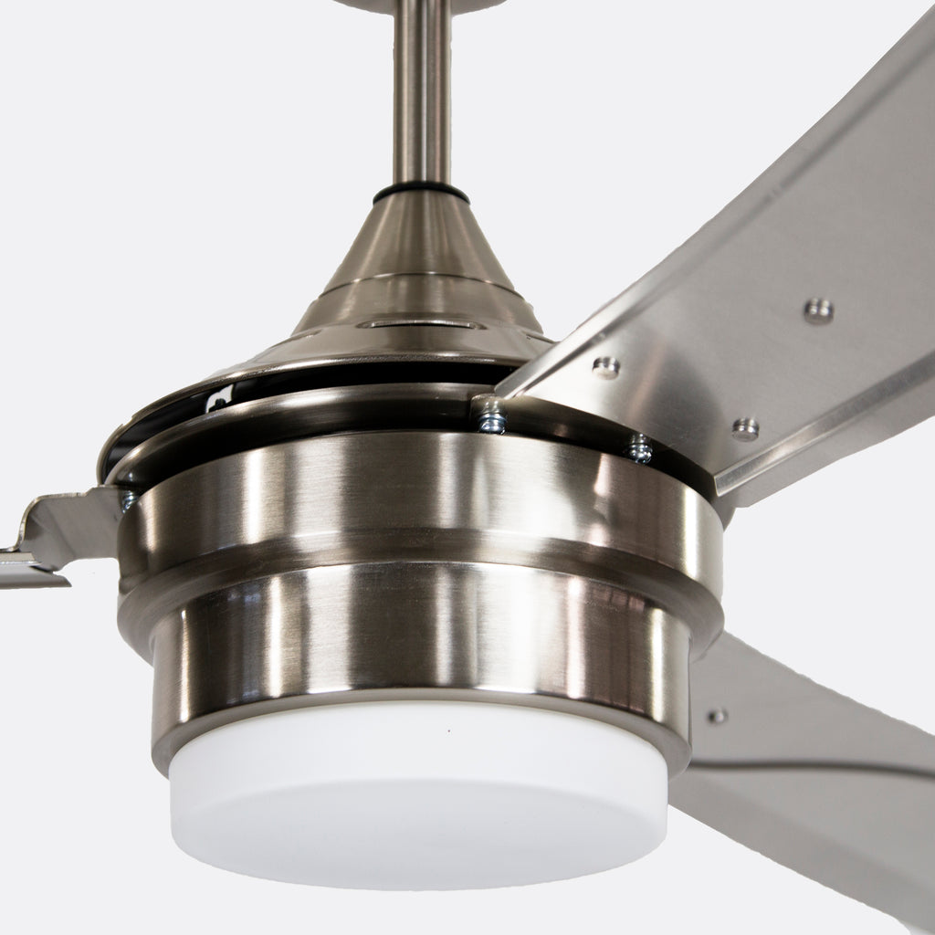 Heavysteel Gri Aydınlatmalı Uzaktan Kumandalı 142cm Tavan Vantilatörü.