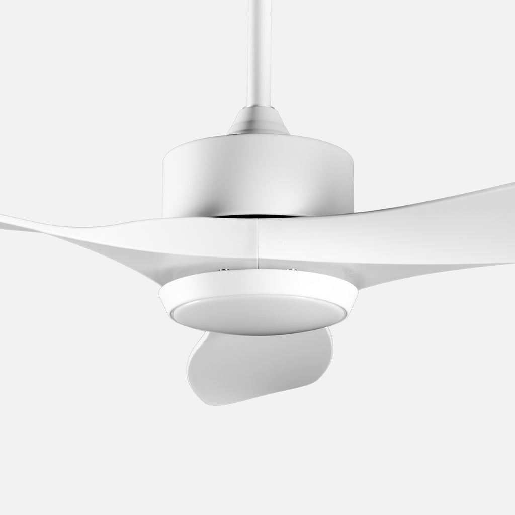 Style White Illuminated Remote Controlled 137cm Ceiling Fan