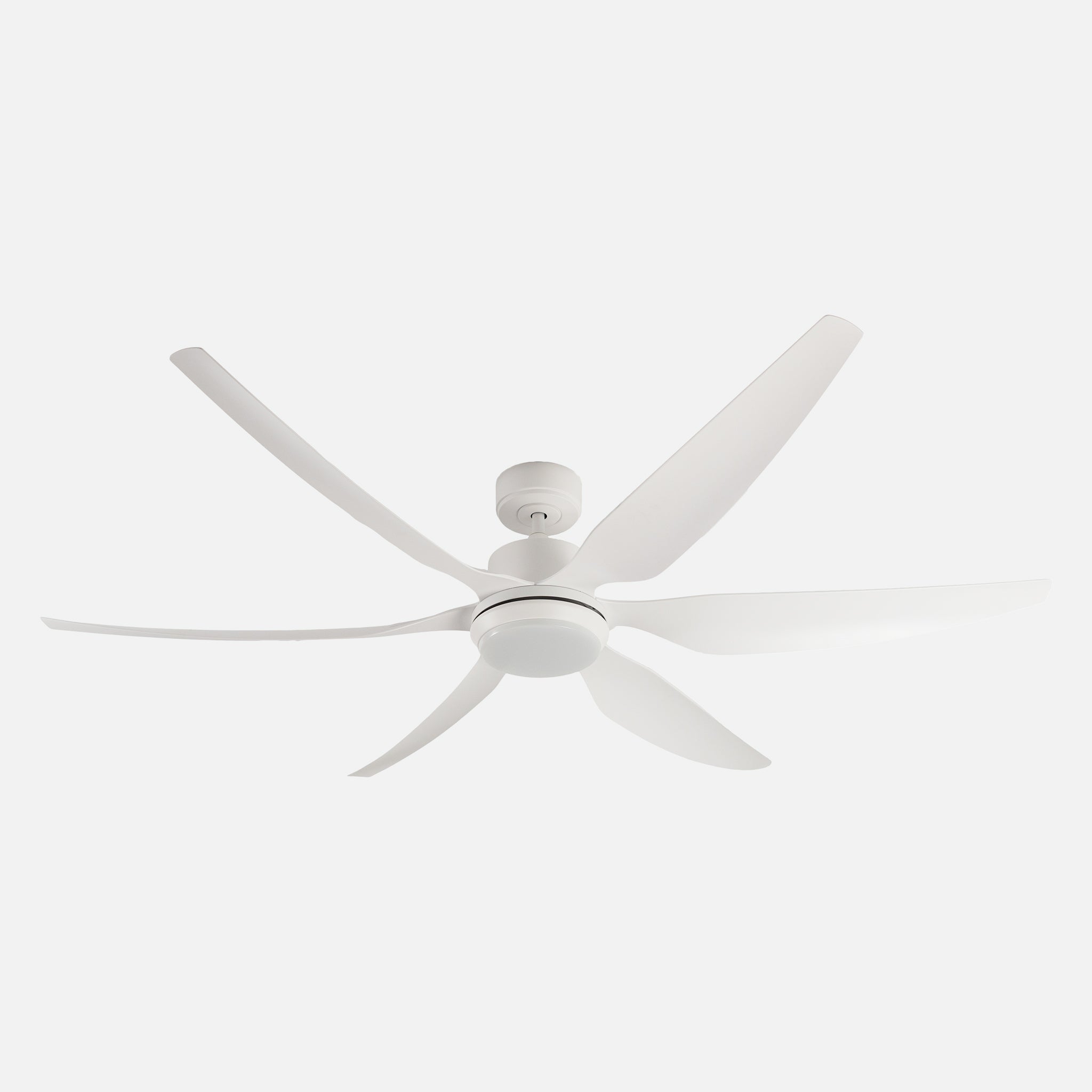 Ürgüp White Illuminated Remote Controlled 168cm Ceiling Fan
