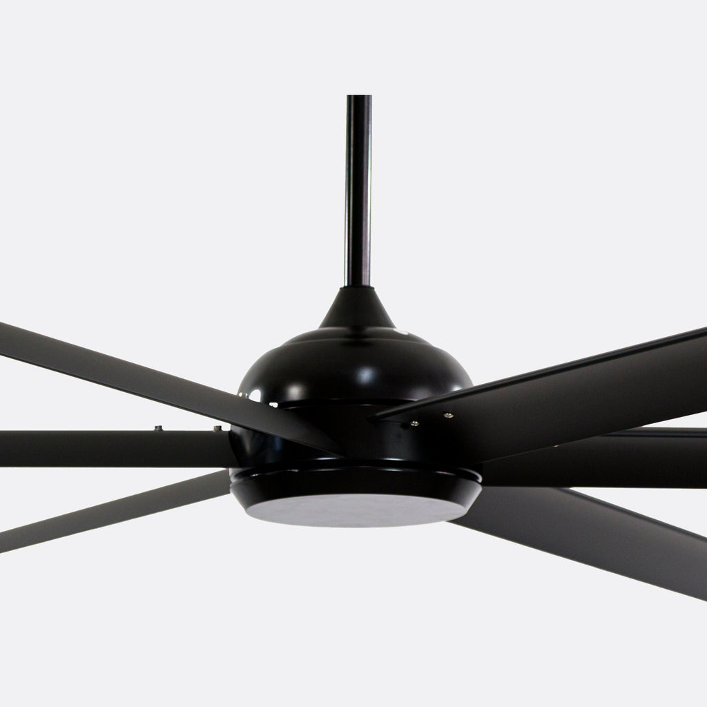 Istanbul Black Unlit Remote Control 235cm Ceiling Fan