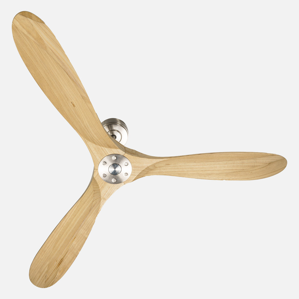 Izmir Grey Motor Cream Blade Lightless Remote Controlled 152cm Ceiling Fan