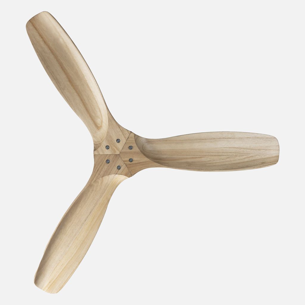 Hardwood Beyaz Motorlu Kremrengi Kanatlı Aydınlatmasız Duvar Kumandalı 132cm Tavan Vantilatörü