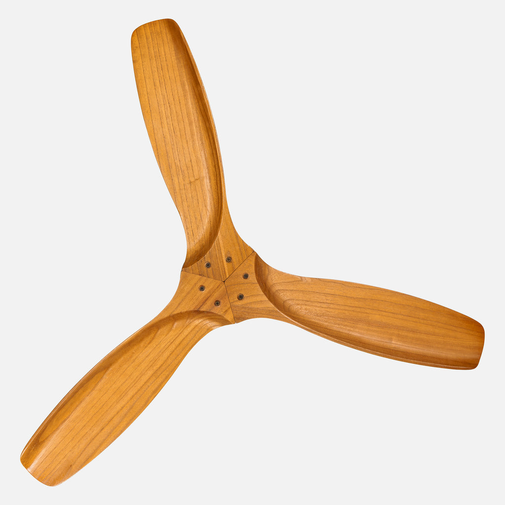 Hardwood Medium Siyah Motorlu Kahverengi Kanatlı Aydınlatmasız Duvar Kumandalı 132cm Tavan Vantilatörü