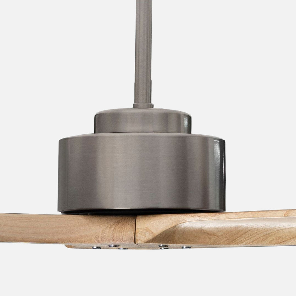 Hardwood Gri Motorlu Kremrengi Kanatlı Aydınlatmasız Uzaktan Kumandalı 132cm Tavan Vantilatörü