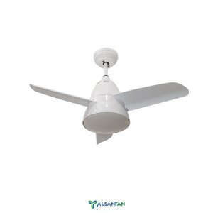 Atom Beyaz Aydınlatmalı Uzaktan Kumandalı 96cm Tavan Vantilatörü