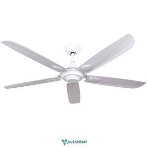 White Beyaz Aydınlatmasız Uzaktan Kumandalı 140cm Tavan Vantilatörü