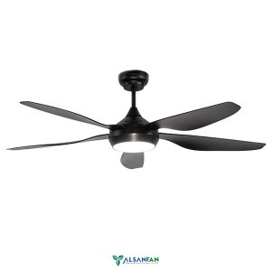 Style Siyah Aydınlatmalı Uzaktan Kumandalı 137cm Tavan Vantilatörü