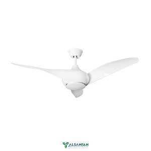 Hisar V2 Beyaz Aydınlatmalı Uzaktan Kumandalı 127cm Tavan Vantilatörü