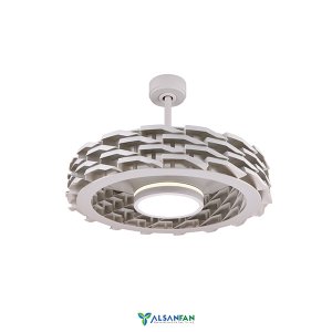 Çağlayan Beyaz Aydınlatmalı Uzaktan Kumandalı 132cm Tavan Vantilatörü