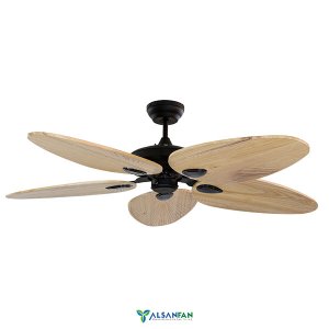 Galata Siyah Motorlu Kremrengi Kanatlı Aydınlatmasız  132cm Tavan Vantilatörü