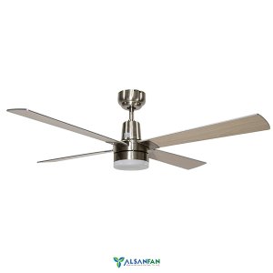 Pilot Gri Motorlu Kahverengi Kanatlı Aydınlatmalı Uzaktan Kumandalı 122cm Tavan Vantilatörü