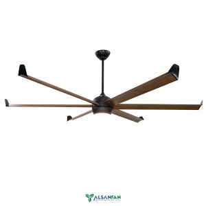 İstanbul - Aydınlatmalı  Kahverengi Tavan Vantilatörü