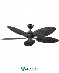 Foça Siyah Aydınlatmasız Uzaktan Kumandalı 132cm Tavan Vantilatörü
