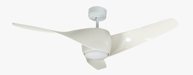 Urla Beyaz Aydınlatmalı Uzaktan Kumandalı 127cm Tavan Vantilatörü