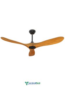 Sherwood Medium Siyah Motorlu Kremrengi Kanatlı Aydınlatmasız Uzaktan Kumandalı 132cm Tavan Vantilatörü