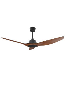 Bora Siyah Motorlu Kahverengi Kanatlı Aydınlatmasız Uzaktan Kumandalı 132cm Tavan Vantilatörü