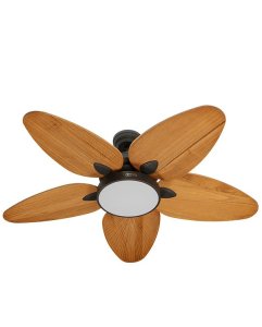 Galata Antreasit Motorlu Kahverengi Kanatlı Aydınlatmalı Uzaktan Kumandalı 132cm Tavan Vantilatörü