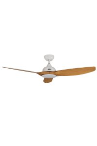 Dicle Beyaz Motorlu Krem Rengi Kanatlı Aydınlatmalı Uzaktan Kumandalı 132cm Tavan Vantilatörü
