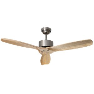 Hardwood Gri Motorlu Kremrengi Kanatlı Aydınlatmasız Uzaktan Kumandalı 132cm Tavan Vantilatörü