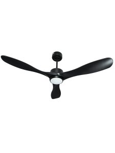 Bodrum Siyah Aydınlatmalı Uzaktan Kumandalı 132cm Tavan Vantilatörü