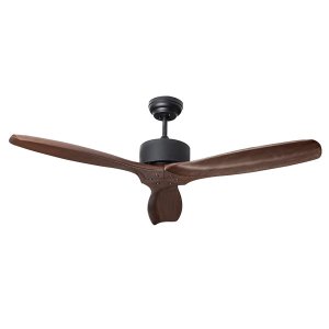 Hardwood Siyah Motorlu Kahverengi Kanatlı Aydınlatmasız  132cm Tavan Vantilatörü